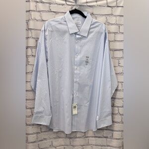 Macy’s Calvin Klein Steel: 2XL Men's  Regular Fit Stretch/Non-Iron Dress Shirt